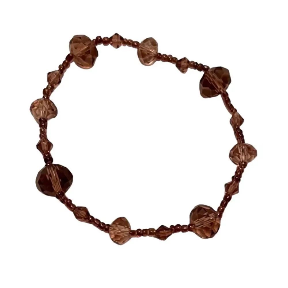 ⭐️3/$25⭐️ Amethyst Crystal Bead Stretchy Bracelet
